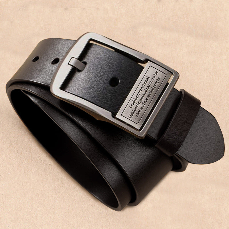 🎁[Practical Gift For Him] Men's Business Leather Belt