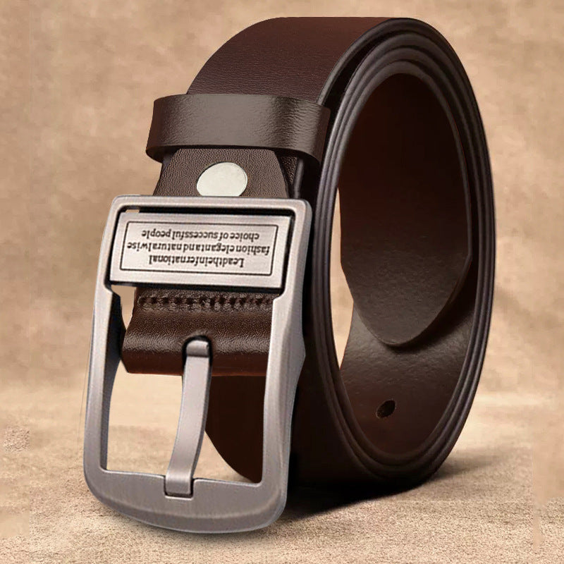 🎁[Practical Gift For Him] Men's Business Leather Belt