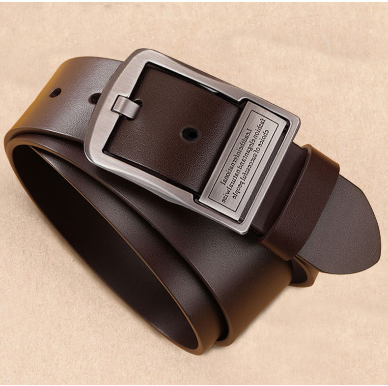 🎁[Practical Gift For Him] Men's Business Leather Belt