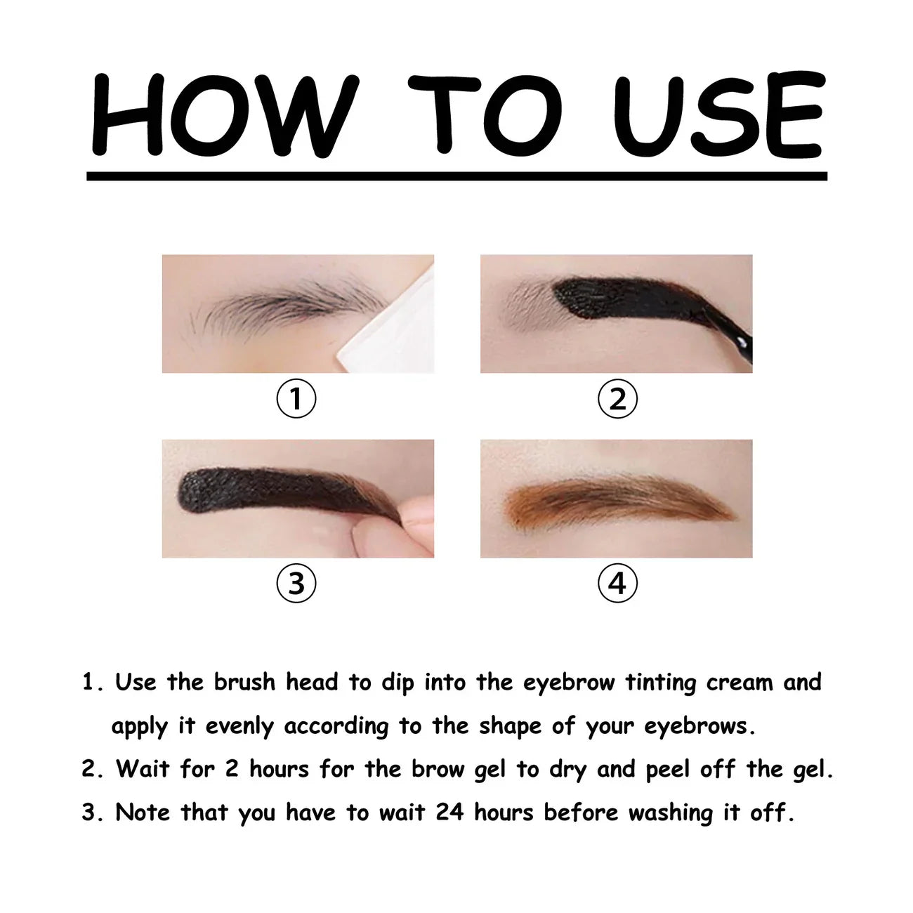 Peel Off Tattoo Eyebrow Gel Tint