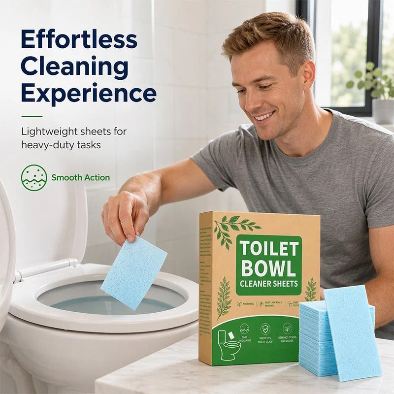 🚽 50% OFF NOW! ✨ Quick-Dissolving Toilet Cleaning Sheets – Fresh, Easy & Effective Cleaning
