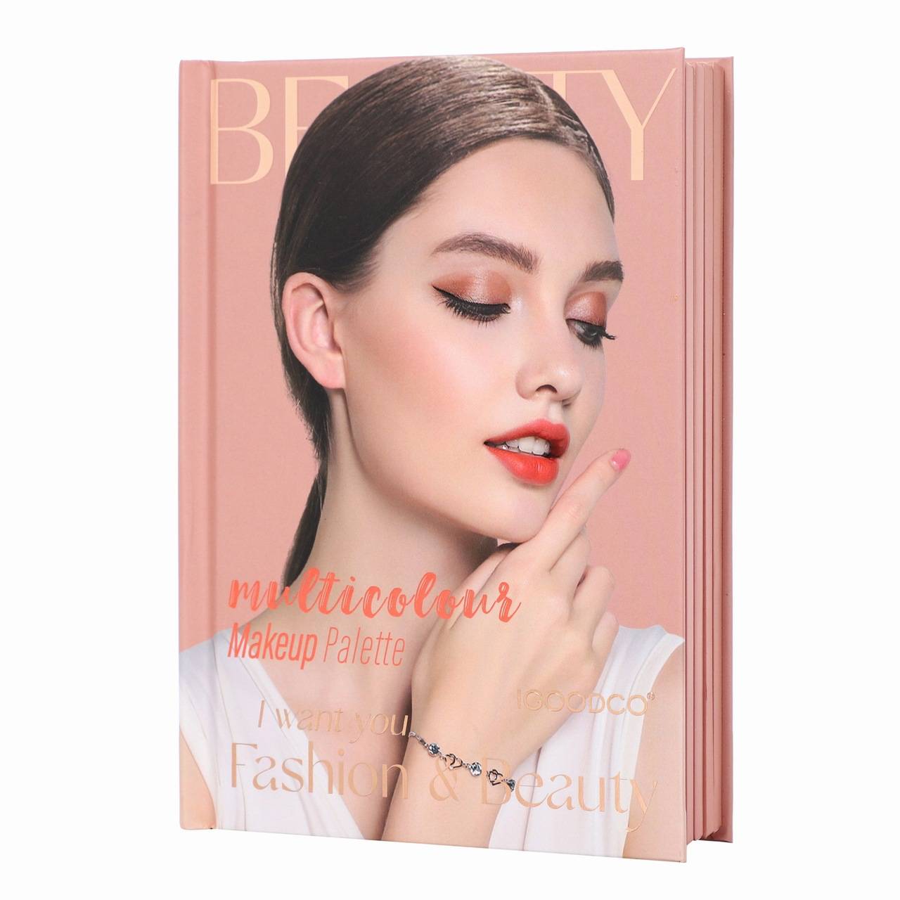 67 colors of pearlescent matte eyeshadow, lip gloss, highlight blush, contouring, multifunctional book-shaped eyeshadow palette