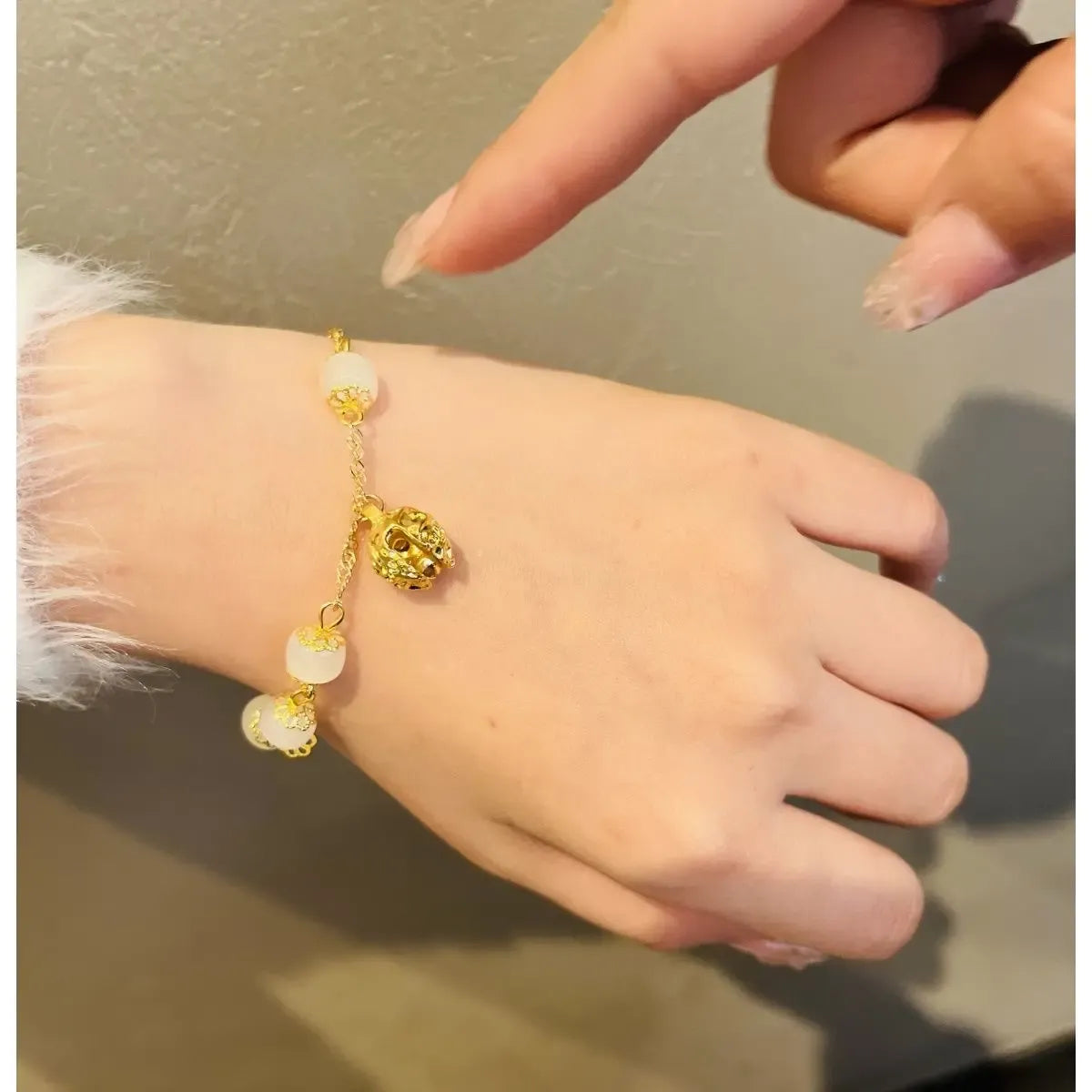 ✨New Hetian Jade Good Luck Bell Bracelet