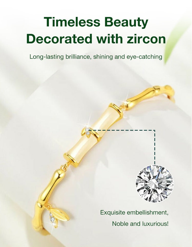 Hetian Jade Bamboo Segment Bracelet