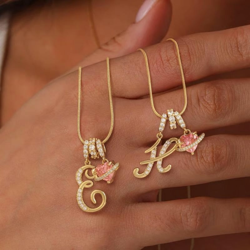 A-Z Letter Pendant Necklaces