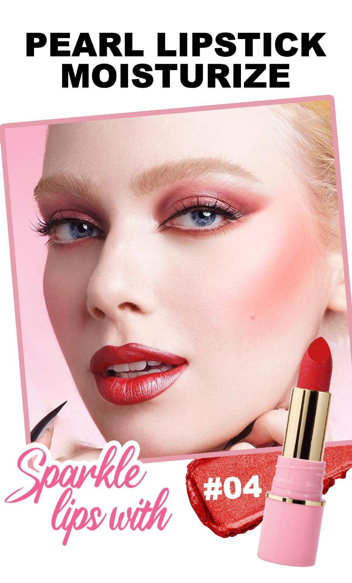 handaiyan shimmering, long-lasting, waterproof, moisturizing lipstick