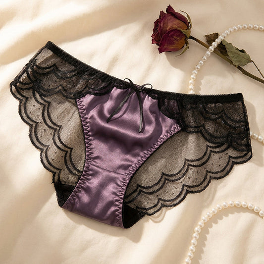 💜Last Day Buy 1 Get 1 Free💜Women's Sexy Satin Lace Panties
