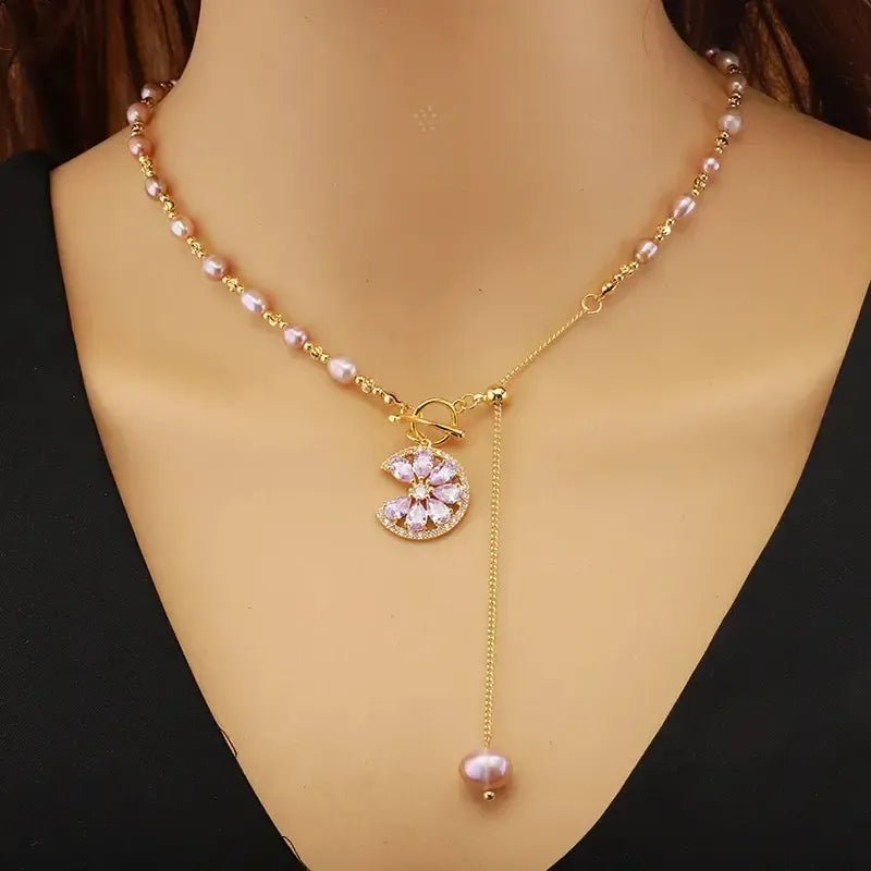 💎☘️2025 luxury french retro necklace