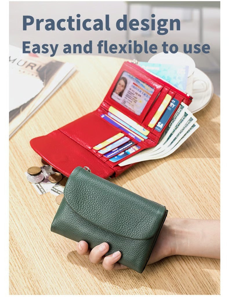 ⏰Unisex Pebble Leather Wallet🔥