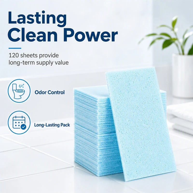 🚽 50% OFF NOW! ✨ Quick-Dissolving Toilet Cleaning Sheets – Fresh, Easy & Effective Cleaning