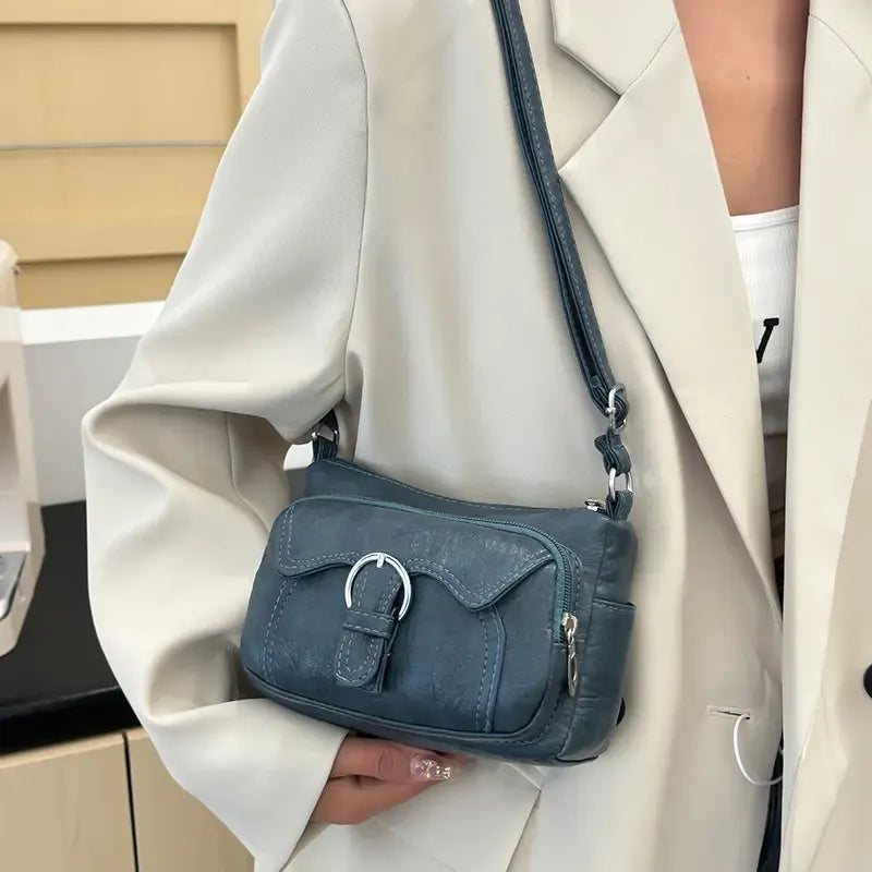 Women's large capacity multi-pocket bag