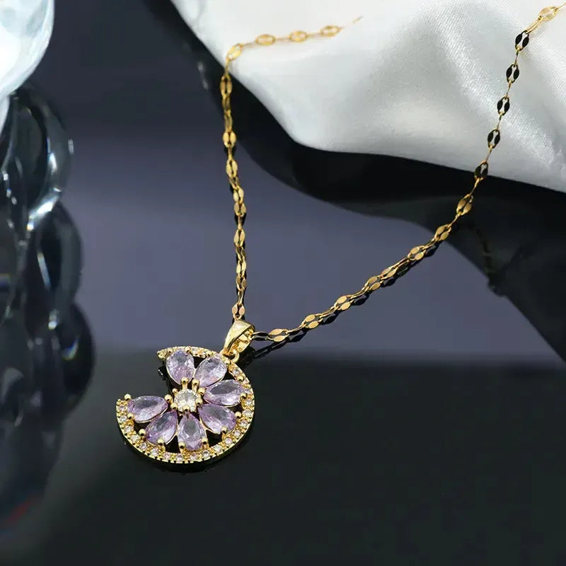 💎☘️2025 luxury french retro necklace