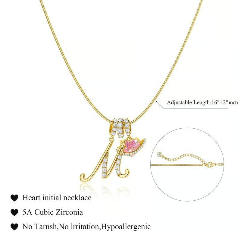 A-Z Letter Pendant Necklaces