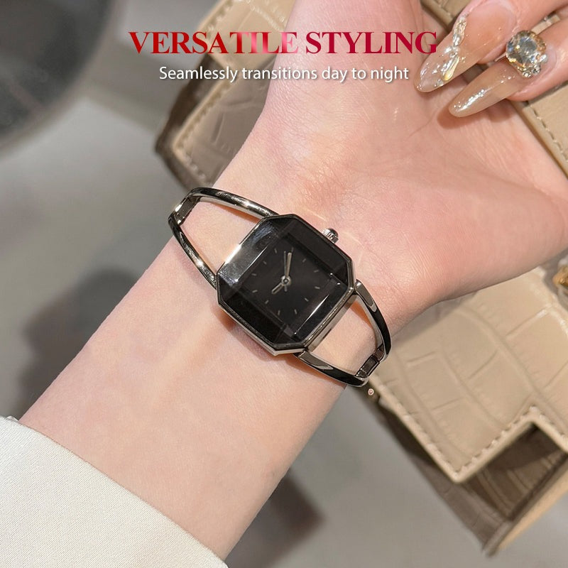 Fashion square dial quartz watch