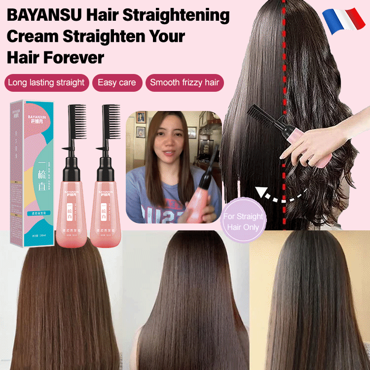 Ba Yan Show Straightening Cream, comb straight forever