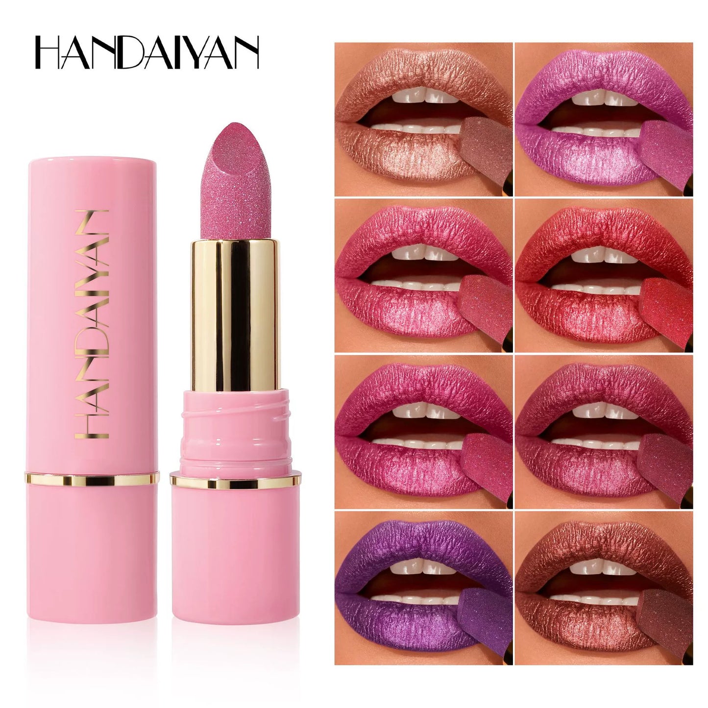 handaiyan shimmering, long-lasting, waterproof, moisturizing lipstick