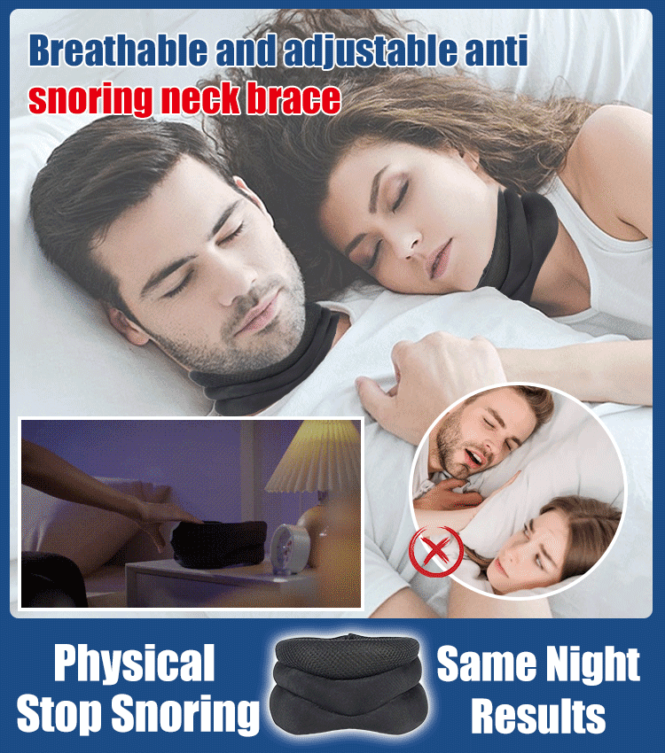 Breathable Adjustable Anti-Snoring Neck Brace