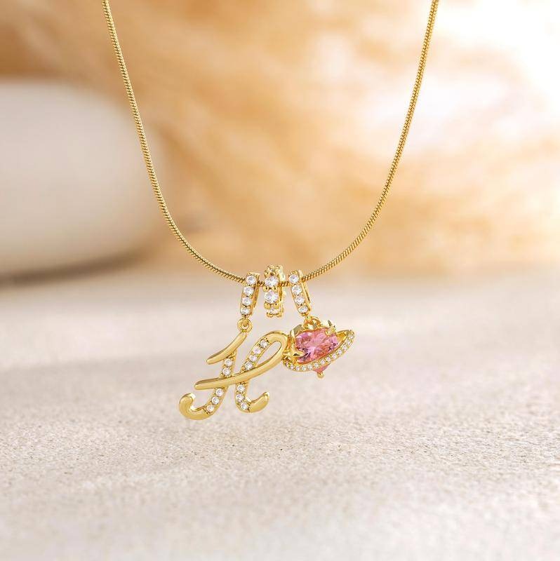 A-Z Letter Pendant Necklaces