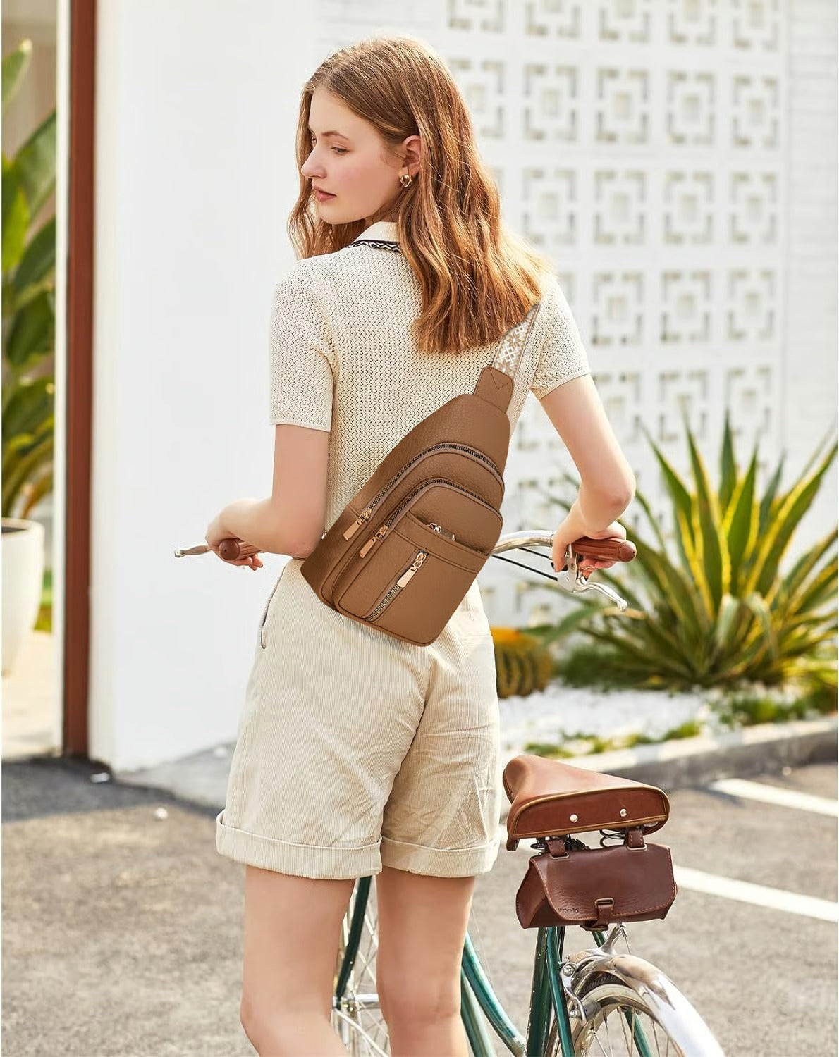 🏆️Anti-Theft Embroidery Solid Color Crossbody Bag