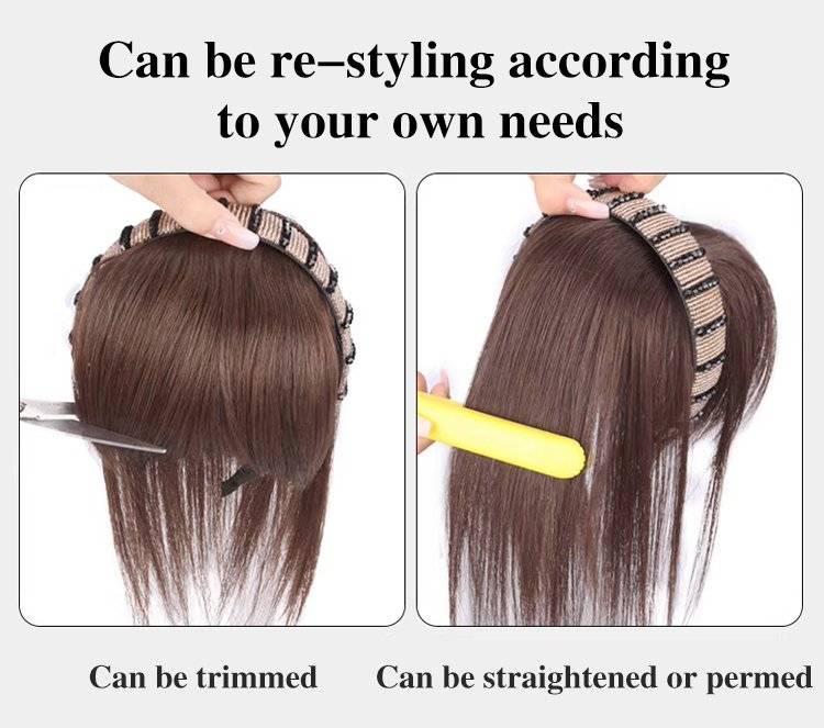 Volumizing Rhinestone Wig Hair Bands for Covering Gray Hair