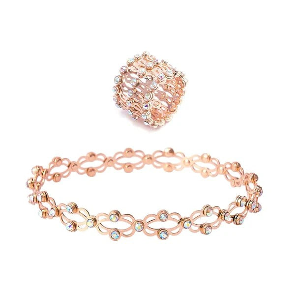 Transformable bracelet with sparkling CZ charm🎁