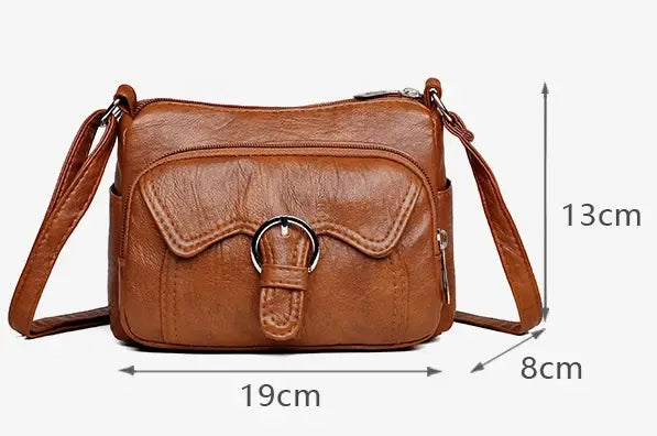 Women's large capacity multi-pocket bag