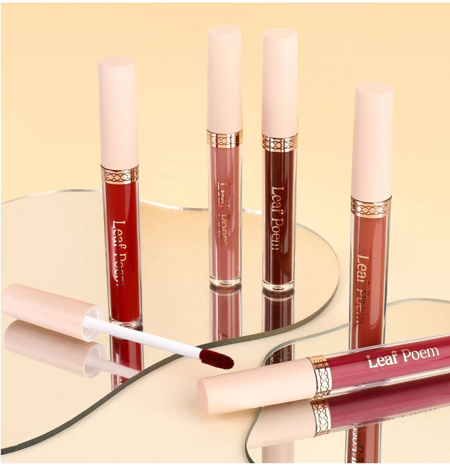 8pcs waterproof lip gloss set
