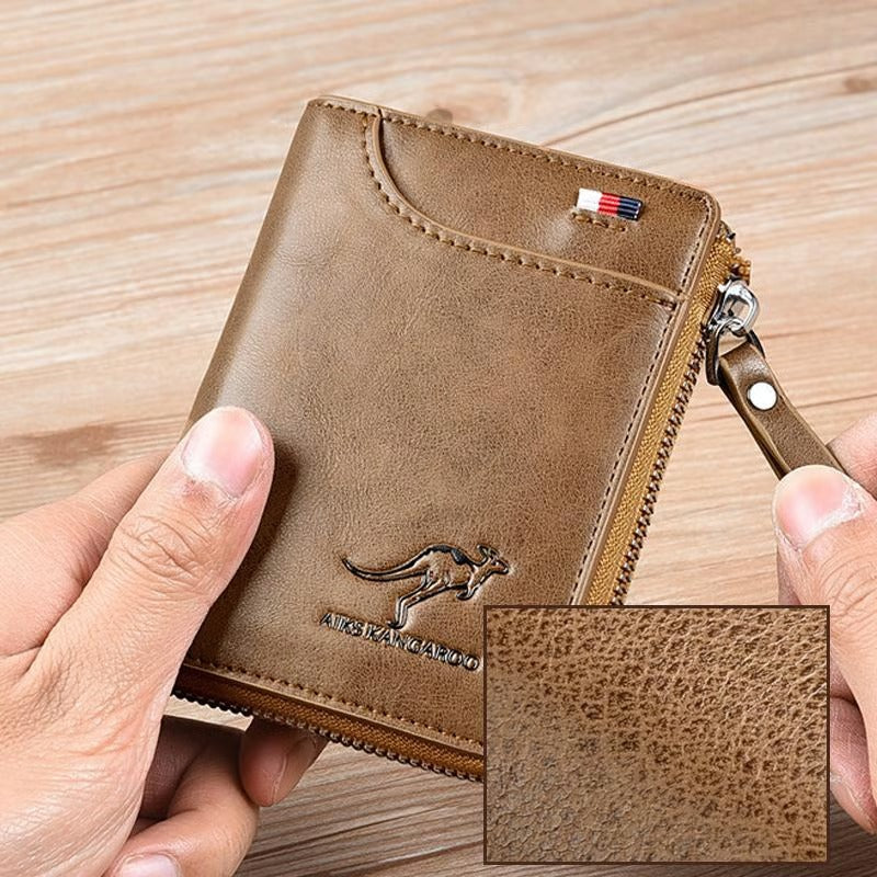 Men Wallet Zipper Purse ( RFID PROTECTED )-🔥50%OFF🔥-Limited Time Offer