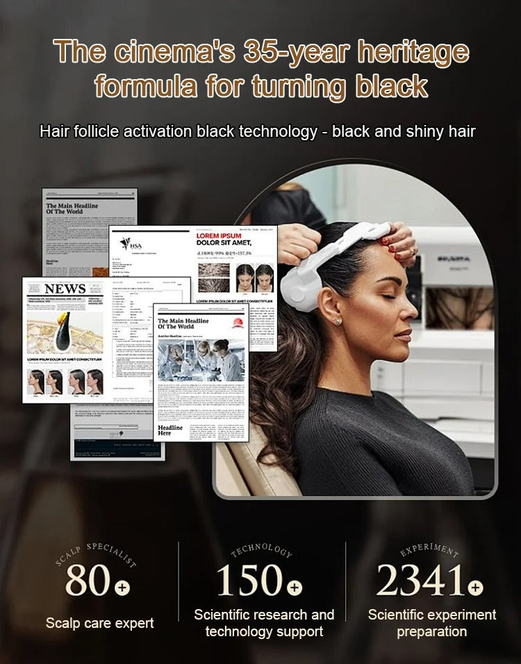 [Cover gray hair in three seconds] Quick hair styling pen