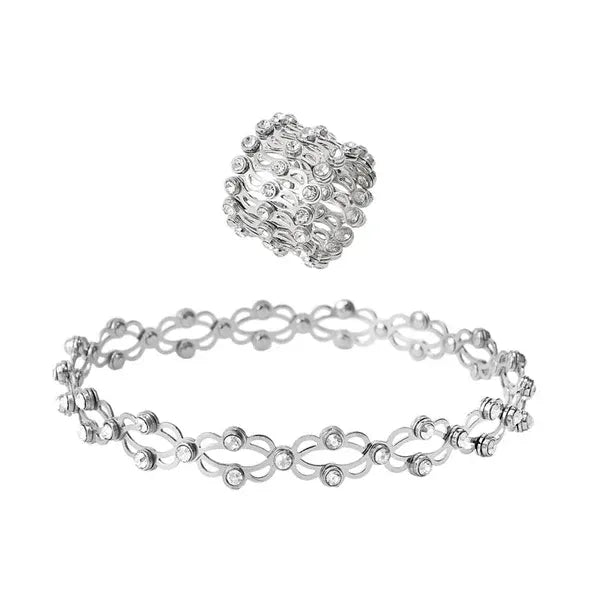 Transformable bracelet with sparkling CZ charm🎁