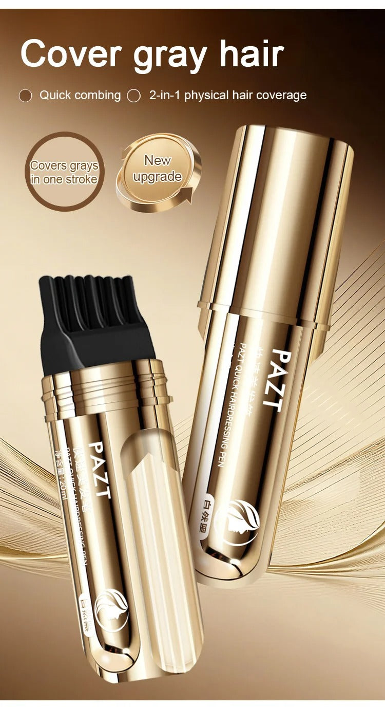 [Cover gray hair in three seconds] Quick hair styling pen