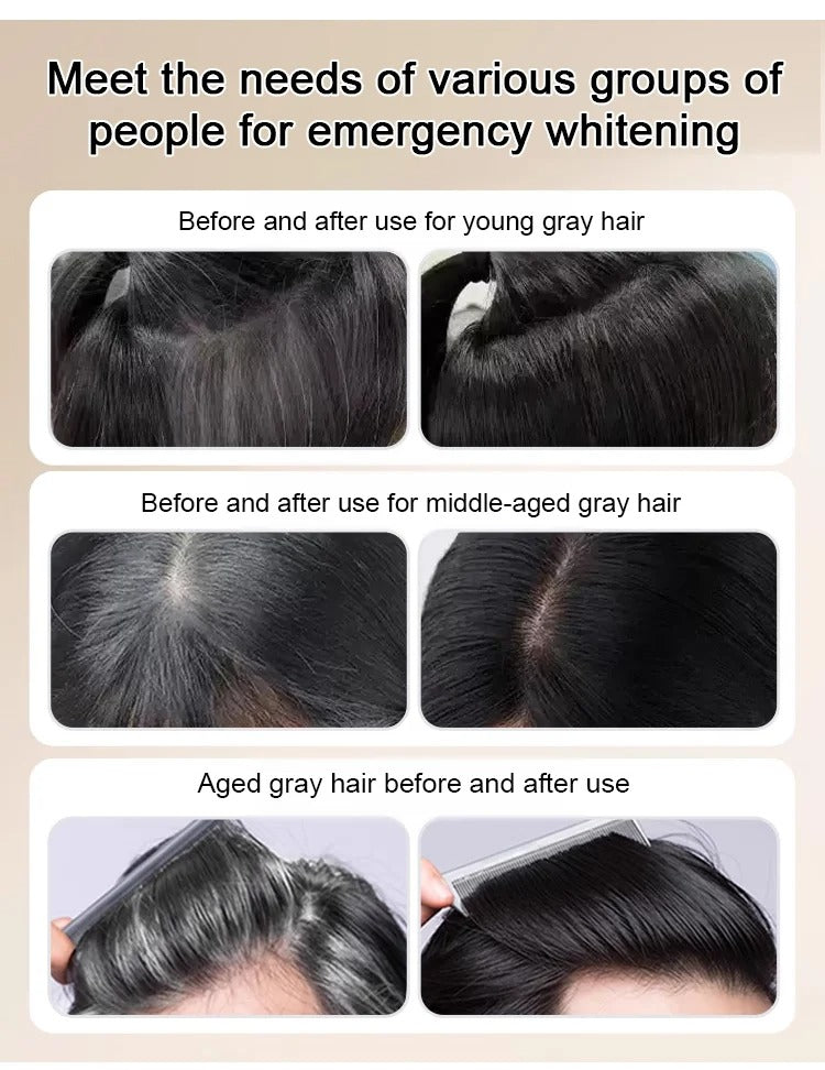 [Cover gray hair in three seconds] Quick hair styling pen