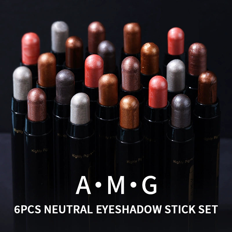 🔥BEST SELLER🔥✨6PCS Shimmer Eyeshadow Stick Set