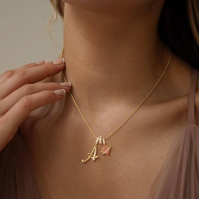 A-Z Letter Pendant Necklaces