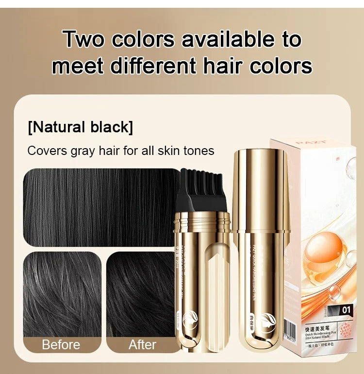 [Cover gray hair in three seconds] Quick hair styling pen