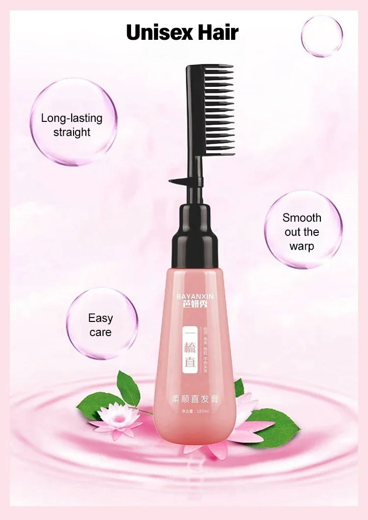 Ba Yan Show Straightening Cream, comb straight forever