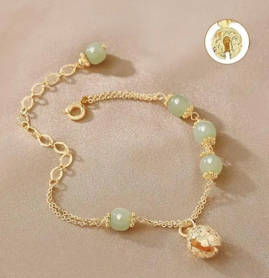 ✨New Hetian Jade Good Luck Bell Bracelet