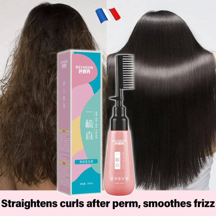 Ba Yan Show Straightening Cream, comb straight forever