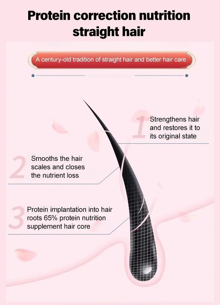 Ba Yan Show Straightening Cream, comb straight forever