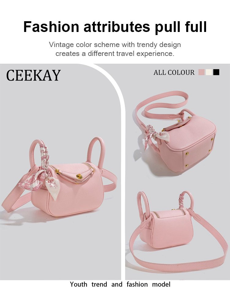 Solid color commuter messenger bag