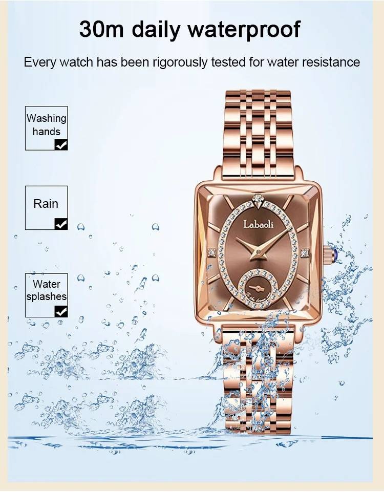 Best-selling luxury watch Labaoli waterproof steel strap