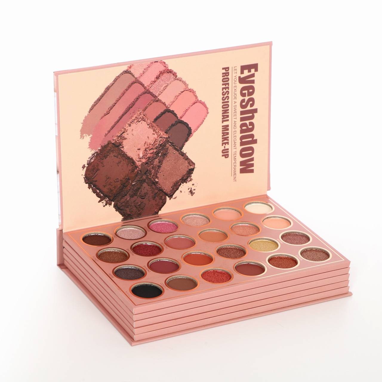 67 colors of pearlescent matte eyeshadow, lip gloss, highlight blush, contouring, multifunctional book-shaped eyeshadow palette