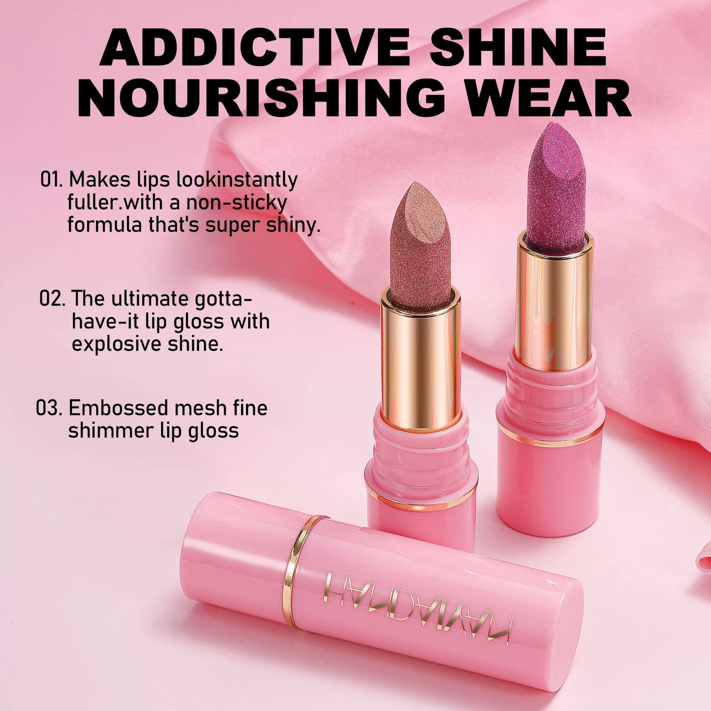 handaiyan shimmering, long-lasting, waterproof, moisturizing lipstick