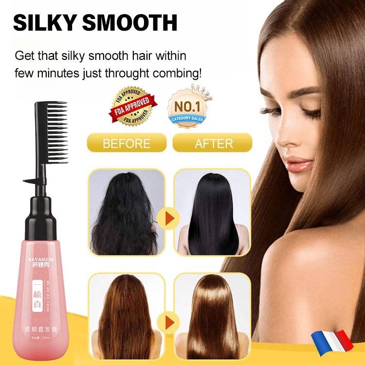 Ba Yan Show Straightening Cream, comb straight forever