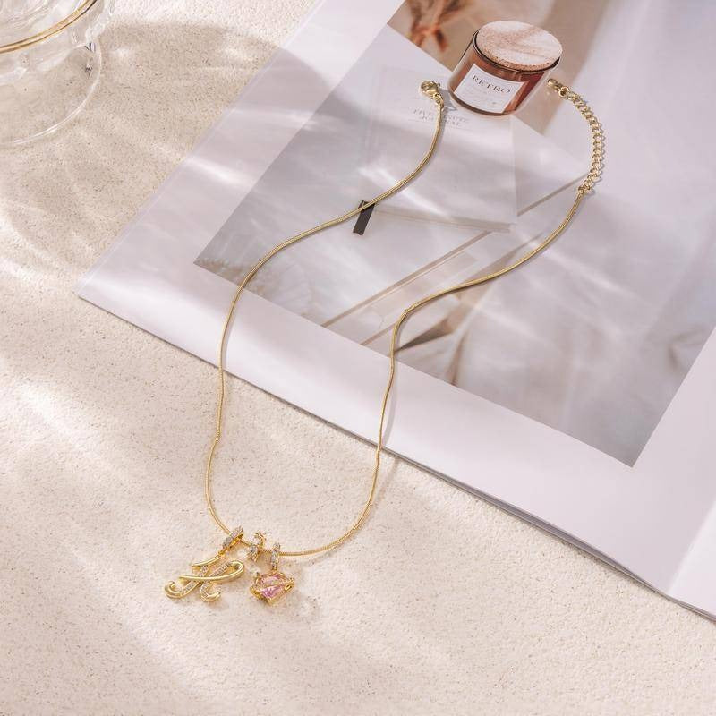 A-Z Letter Pendant Necklaces