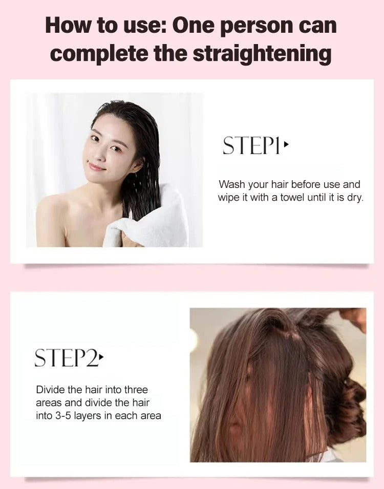 Ba Yan Show Straightening Cream, comb straight forever