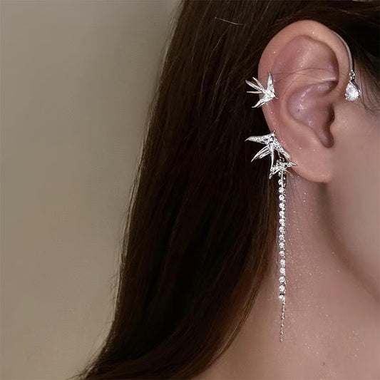 Swallow earrings with tassels