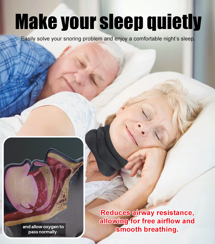 Breathable Adjustable Anti-Snoring Neck Brace