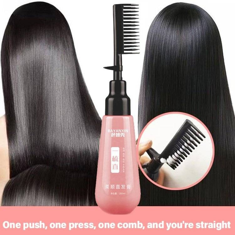 Ba Yan Show Straightening Cream, comb straight forever