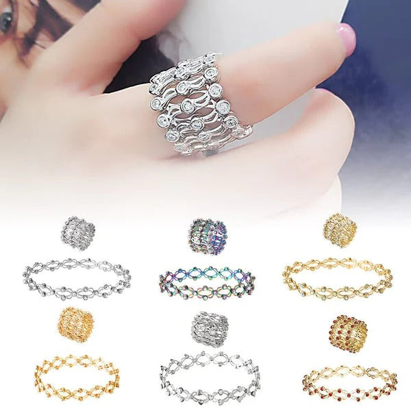 Transformable bracelet with sparkling CZ charm🎁